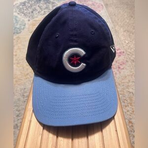 New Era Navy & Light Blue Chicago C Logo Baseball Cap